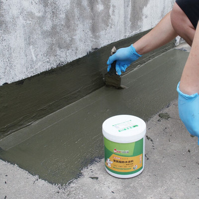 沃特浦防水涂料屋顶防水补漏材料房顶裂缝防水胶沥青补漏王平房聚氨酯房屋外墙楼顶防漏水堵漏胶 【仅售500桶】黑色4斤 送施工礼包(约4平方)